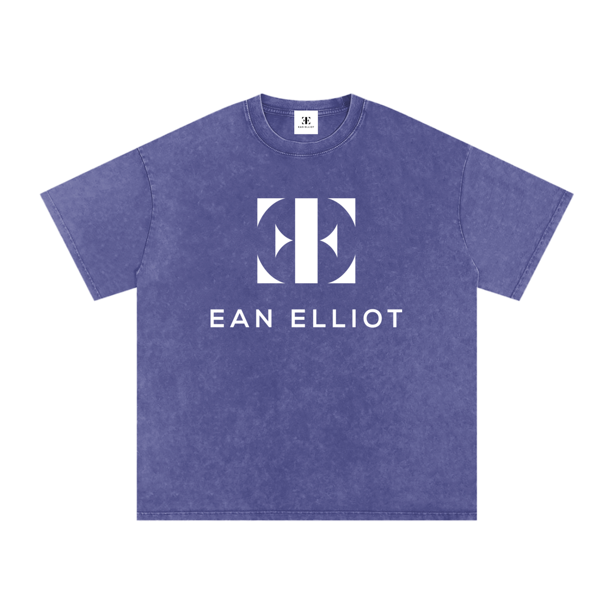 Ean Elliot Snow Washed Oversized Cotton T-Shirt