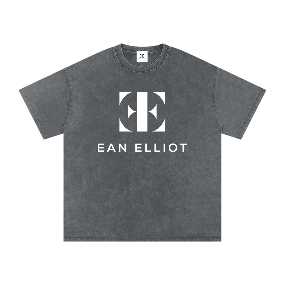 Ean Elliot Snow Washed Oversized Cotton T-Shirt