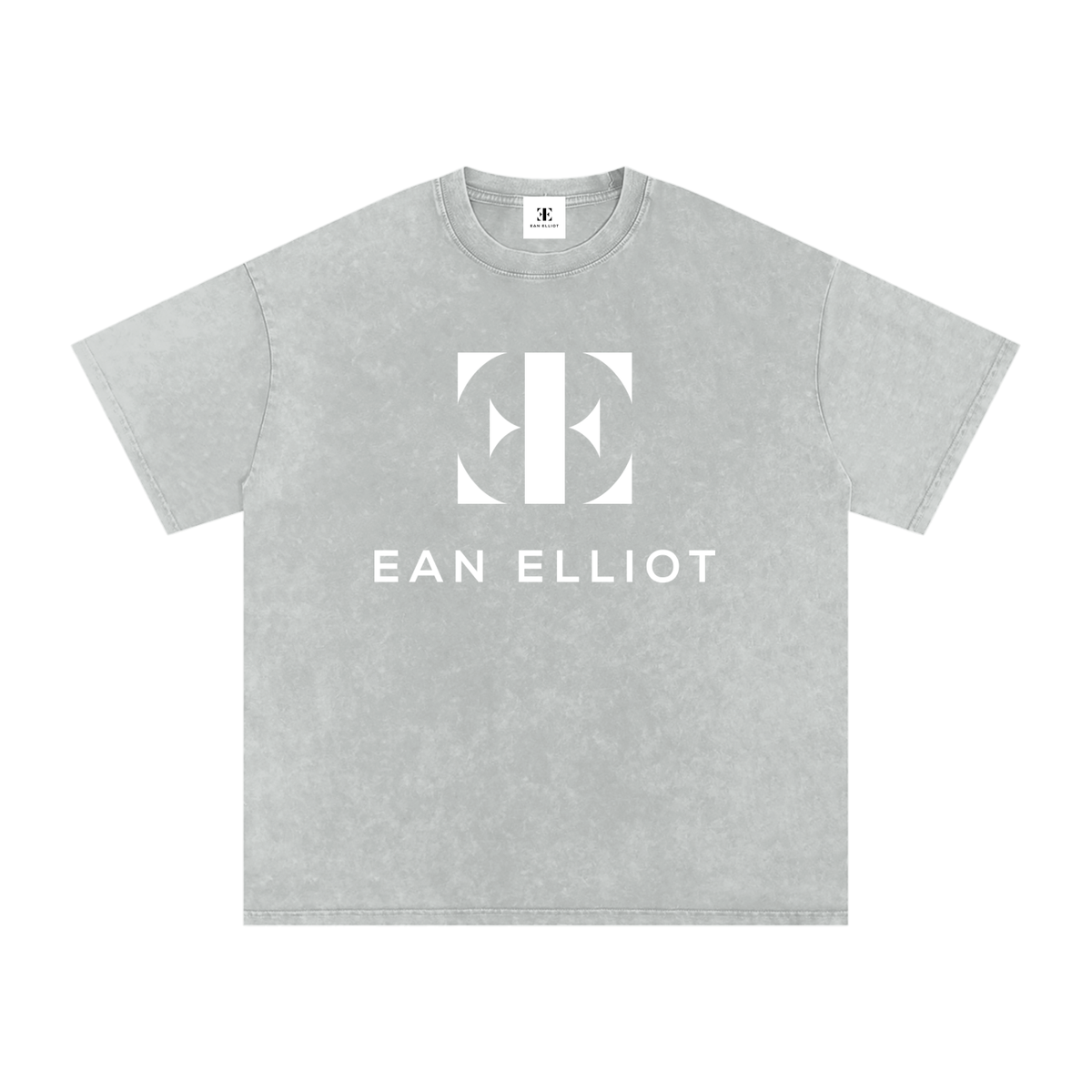 Ean Elliot Snow Washed Oversized Cotton T-Shirt