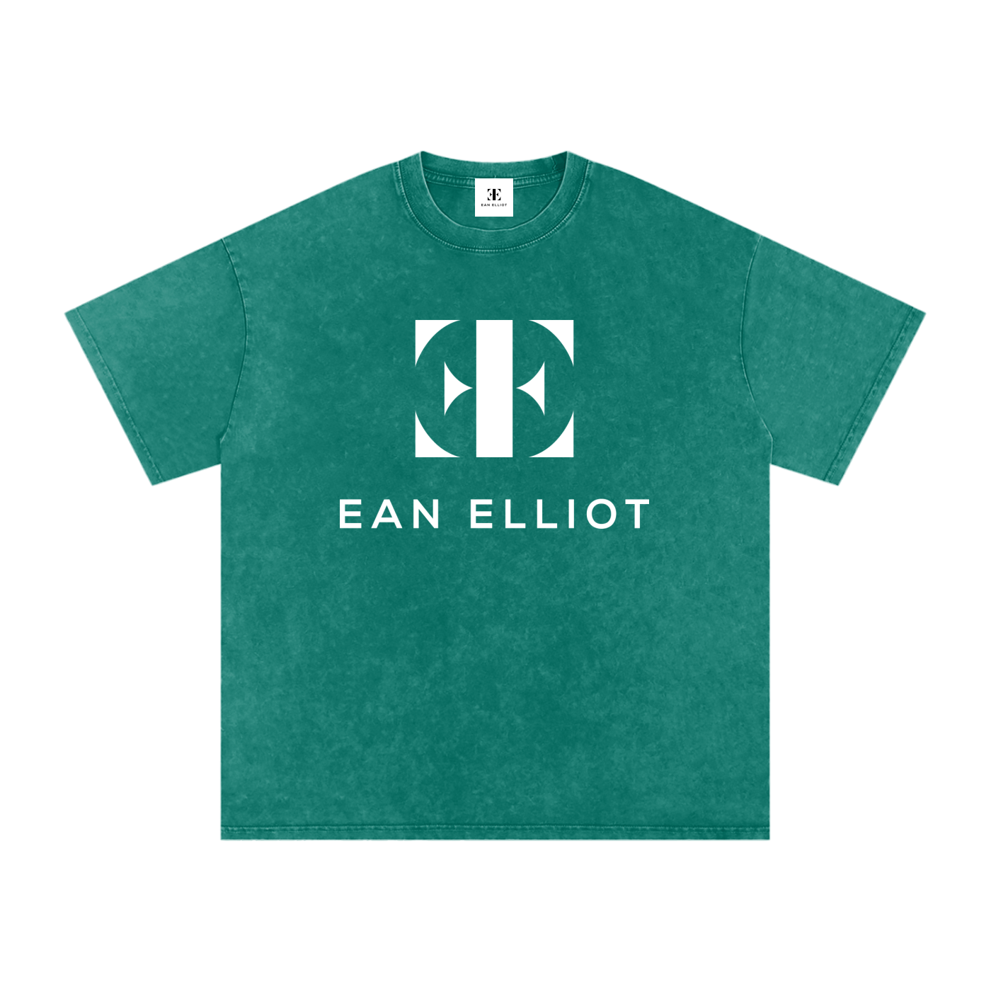 Ean Elliot Snow Washed Oversized Cotton T-Shirt