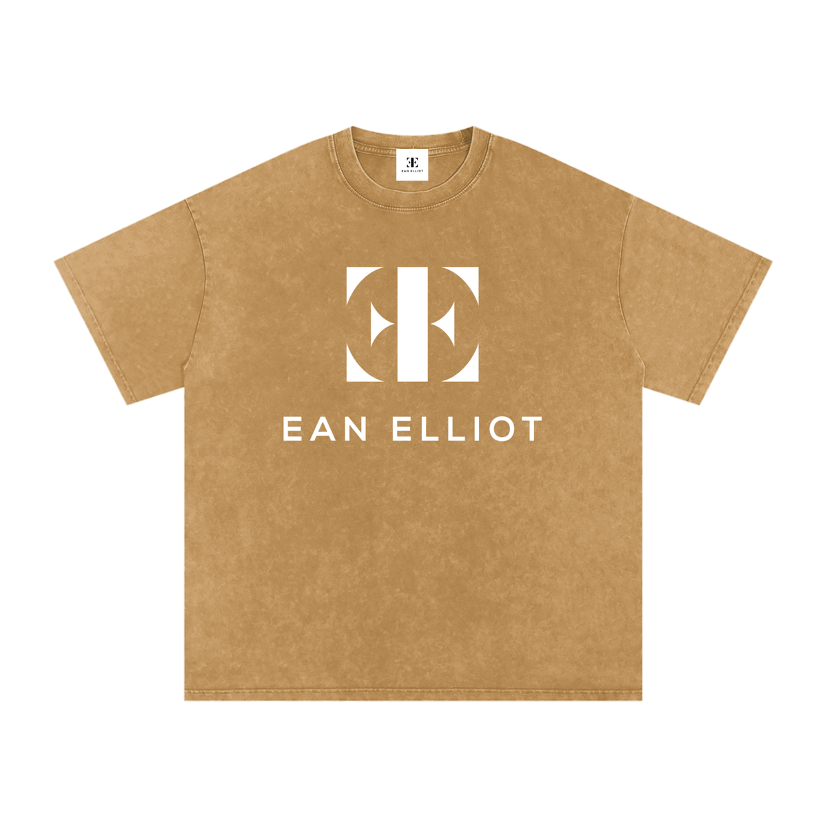 Ean Elliot Snow Washed Oversized Cotton T-Shirt