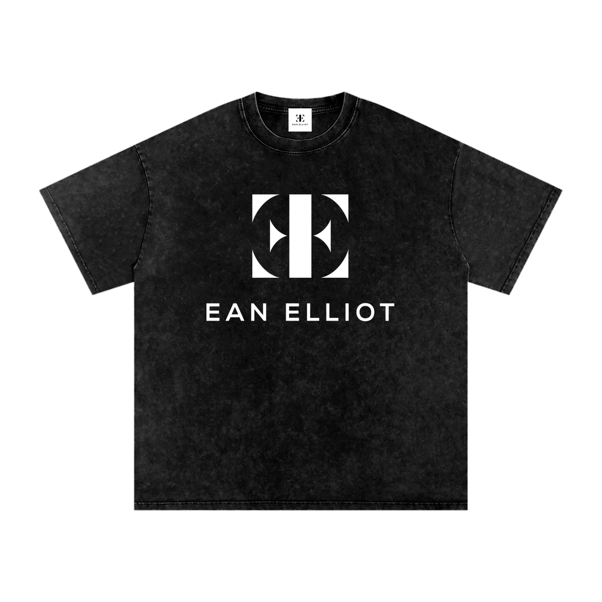 Ean Elliot Snow Washed Oversized Cotton T-Shirt